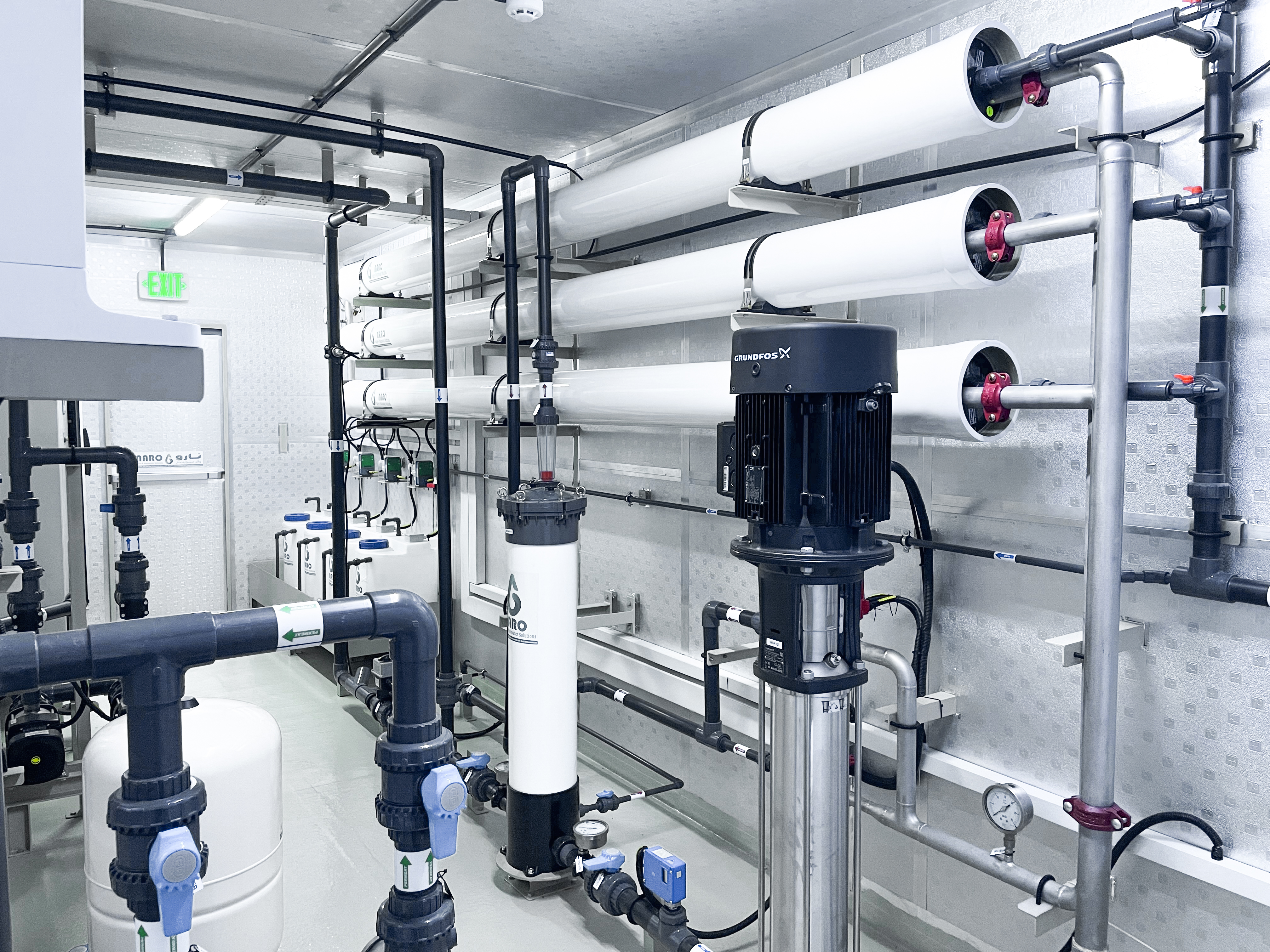 Industrial reverse osmosis water treatment system